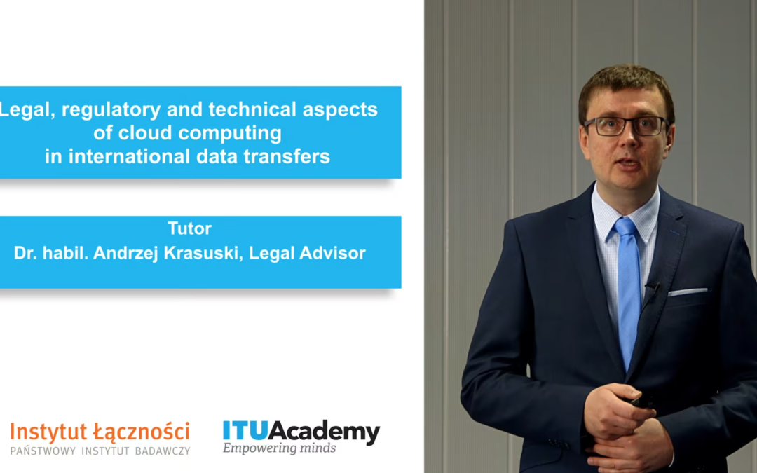 Legal, regulatory and technical aspects of cloud computing in international data transfers