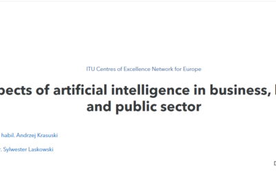 Legal aspects of artificial intelligence in business, household and public sector – 6 – 13 December 2021, Course tutor: Dr habil. Andrzej Krasuski, Legal Advisor